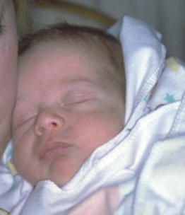 Dozing infant